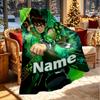 Custom Name Personalized Ben 10 Omniverse Print Blanket, Home Decor, Bedroom, Sofa, Camping, Couch, Gifts for Birthday Christmas