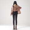 Women's High Waist Stretchy Fluffy Denim Skinny Pants - Winter/Autumn