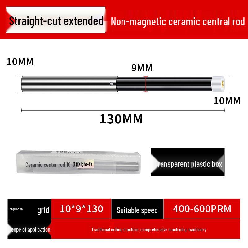 High-Precision Non-Magnetic Ceramic Optical CNC Edge Finder Tool