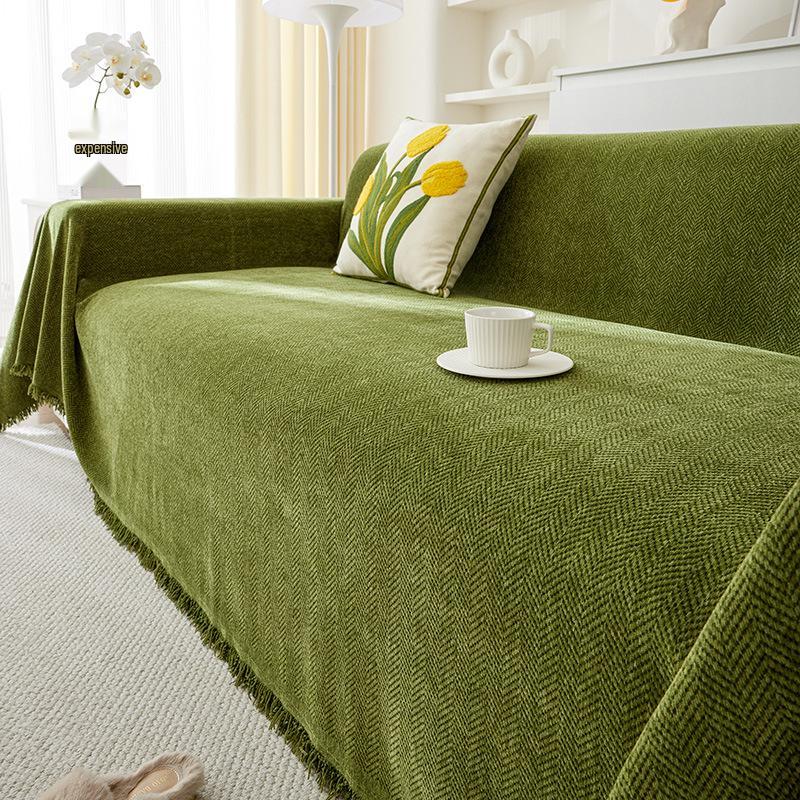 Chenille Non-Slip Cat-Resistant Sofa Cover - Full Coverage for All Seasons