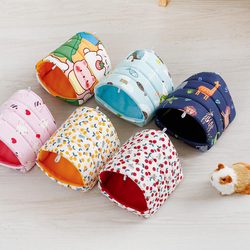 Nid douillet en coton: Idéal pour les hamsters, les phalangers volants, les lapins, les rats fantaisie, les perroquets et les cochons d'Inde