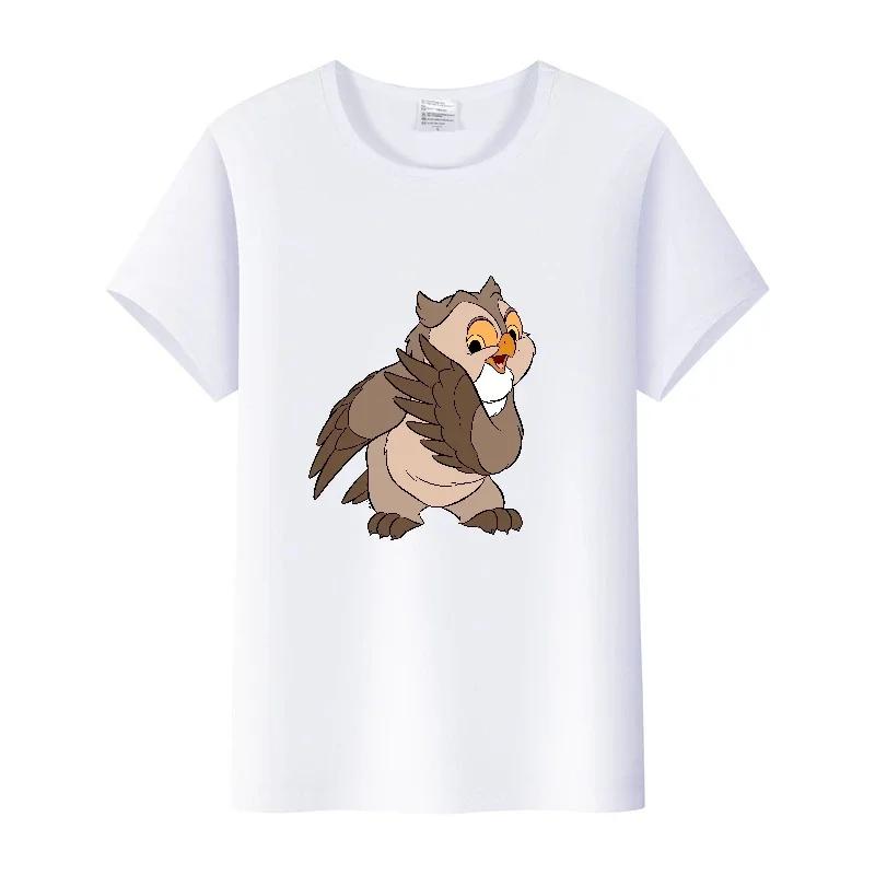 Mode Bluse Disney Cartoon Bambi Mädchen T-Shirts Sommer Crop Tops Ästhetisch Y2K Harajuku Kurzarm Kleidung Für Frauen T-Shirts