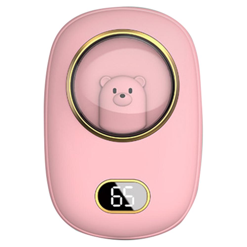 

Mini Bear Hand Warmer Artifact 3 Heating Modes 2 in 1 USB Hand Warmer and Power Bank Fast Heating Temperature Display for Winter 5200mAh рожевий