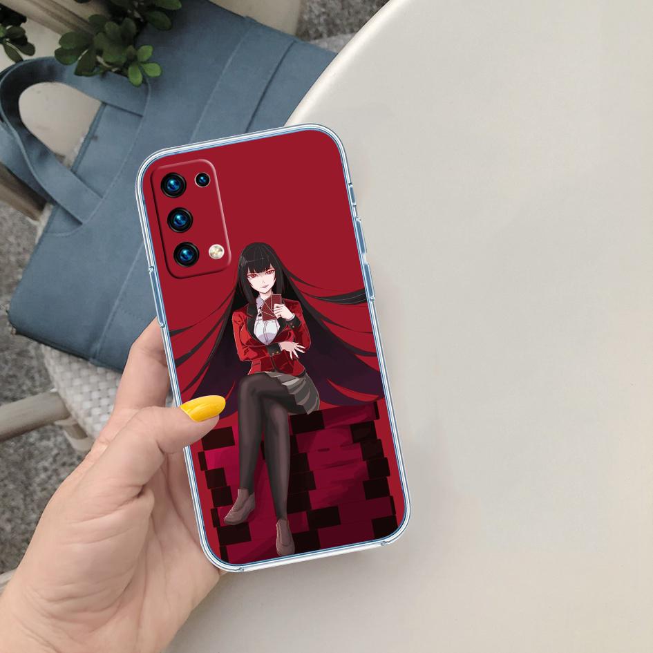 PP42 Kakegurui Transparent Phone Case for Motorola Moto G40 G04 G05 One Ace Action  Fusion + Plus Hyper Macro Vision Zoom