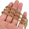 1Meter Stainless Steel Carving Rolo Cable Curb Chains for Gold Color Necklace Choker Bracelet Jewelry Making DIY Components