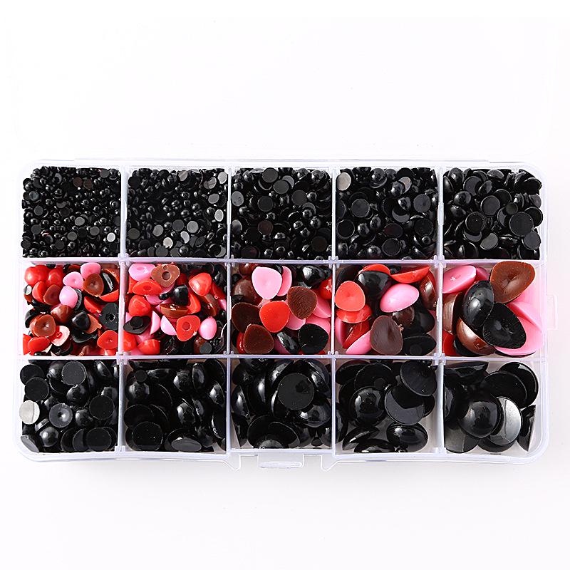 DIY Boxed Coffee Bear Plush with Black Eyes