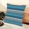 Geometric Patterns Cushion Cover Soft Short Plush Pillow Cover Smooth Cozy Texture Aesthetic Cushion Case Home Decor