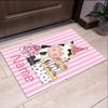 Tappeto Personalizzato con Stampa Mucca, Tappeto per Sedia da Ufficio Soggiorno Camera da Letto Cucina Decorazioni Regali.