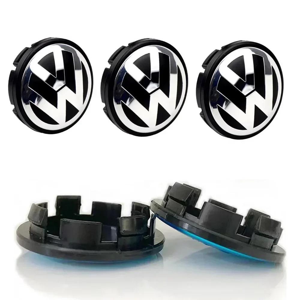 4pcs 55mm 65mm car styling wheel center wheel hub cap modification accessories suitable for VW Volkswagen Jetta MK5 Golf Passat