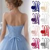 Ultra-Thin Gown Corset Tie Satin Lace-Up Ribbon Tie Bandage Rope Strap  For Bridal Evening Party