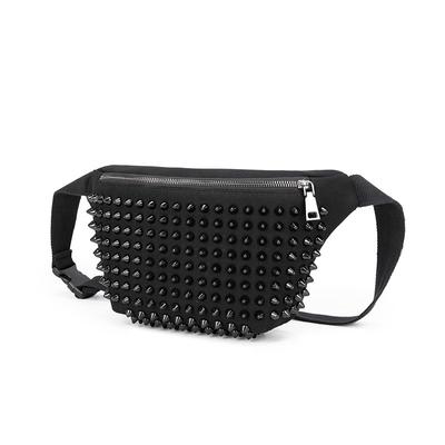 Módní Niche Náprsní tašky Retro Personalizované Crossbody tašky Pokročilé Nýtované Plátěné tašky Multifunkční Letní Nový Trend Ledvinky