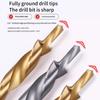 Hex/Round Shank Oblique Hole Locator Drill Bit for Precise Hole in Woodworking Constructed from High Speed Steel Build