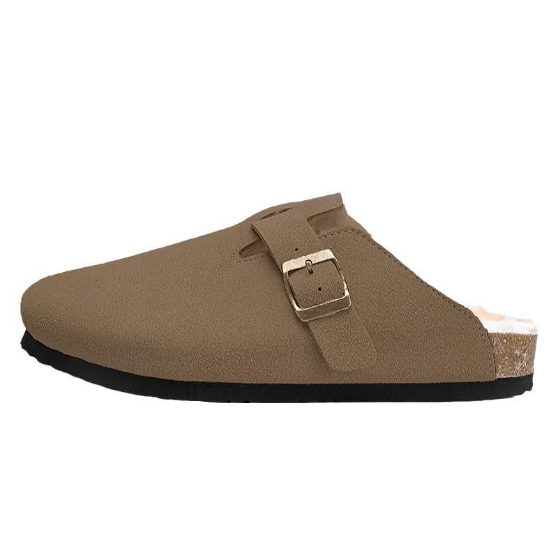 Factory Special Boken Head Cotton Slippers Men's and Women's Indoor Velvet Warm Drag Men's Foreign Trade Household Cotton Slippers