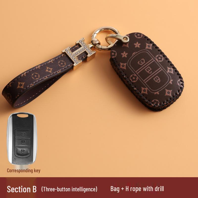 Dongfeng Fengguang Car Key Case for 580/S560, Aeolus AX7, Fengxing 330S, Jingyi IX5/X3, Buckle 370