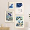 Japanese Gallery Wall Art Poster Set Print Woodblock Retro Katsushika Poster Kanagawa Great Wave Canvas Painting Room Home Decor