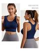 Women's Cross-Border Shockproof Sports Bra: Large Chest Minimizer, Underwire-Free, Plus Size Yoga/Fitness Bra