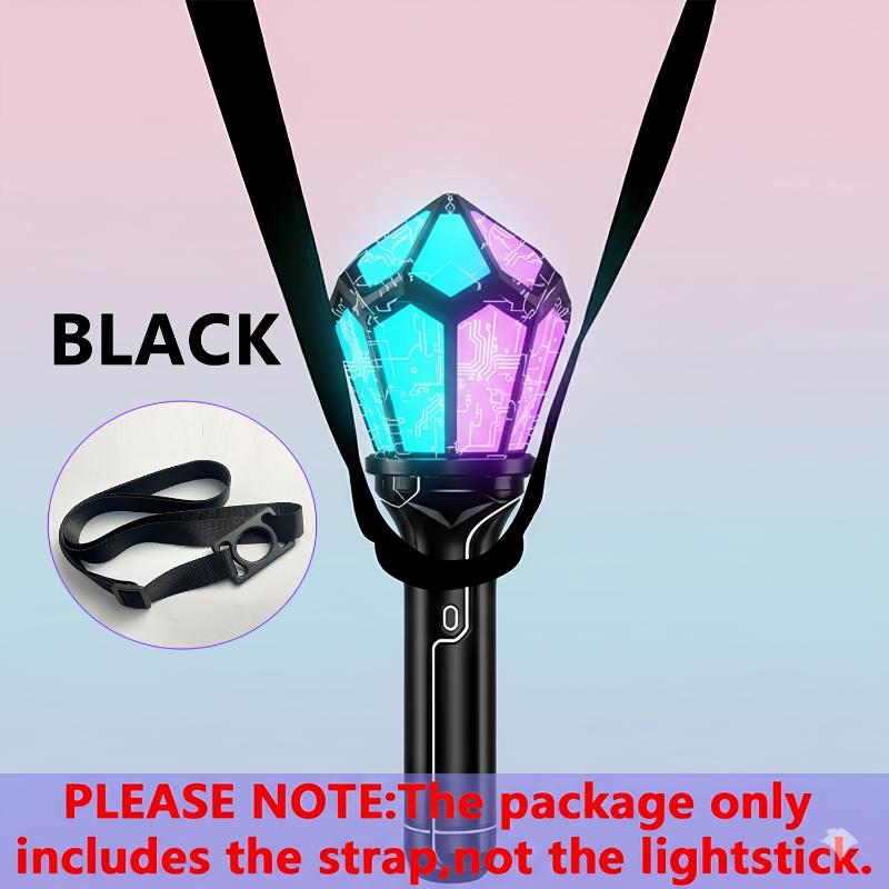 Lightstick Crossbody Strap Adjustable Solid Tear-resistant Lanyard for K- Concerts (Lightstick Not Included)