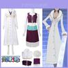 Cos One Piece Cos Cosplay Costume Bianco con Personaggio Nicorobin