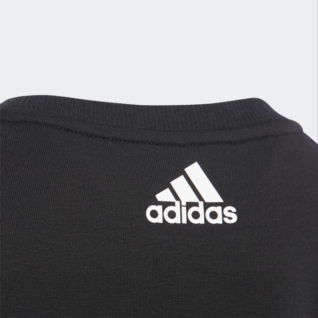 Adidas Sweatshirt Sports Lifestyle Series Comfortable Warm Crew Neck Kids tops Black DY9230