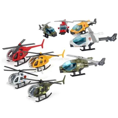 Legierungs-Hubschraubermodell Spielzeug MINI Flugzeug Militärsammlung Dekorationen Simulationsflugzeug Spielzeug für Kinder Jungen Geburtstagsgeschenk