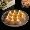 12Pcs/Set Flameless Candle Operated Multi-color Smokeless Floating Battery Tea Light Candle for Home
