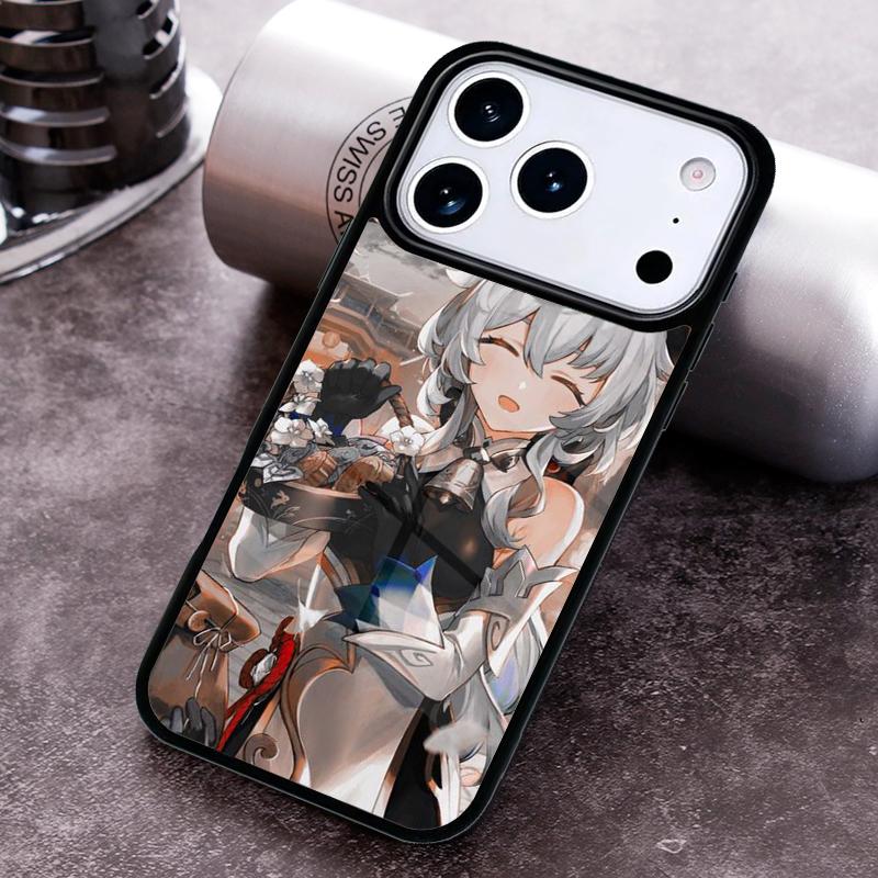 Ganyu Genshin Impact Phone Case for iPhone 17 16 15 Pro Max Air 14 13 12 11 Plus Shockproof Cover