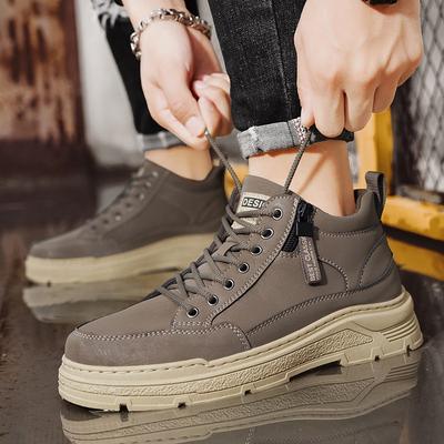 22 Mid-top Casual Martin Shoes Autumn and Winter British Style Shoes High-top Trendy Shoes Outdoor