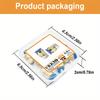 10 Pcs PC Pneumatic Quick Couplings, Copper Threaded Straight Air Hose Connectors, All-Copper Clamping Quick-Insert for Pneumati