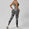 Tie-Dye Yoga Set: Beautiful Back Sports Bra & High-Waist Peach Lift Leggings