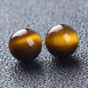 Yellow Tiger Eye and Red Tiger Eye Loose Beads for DIY Bracelet Jewelry Accessories