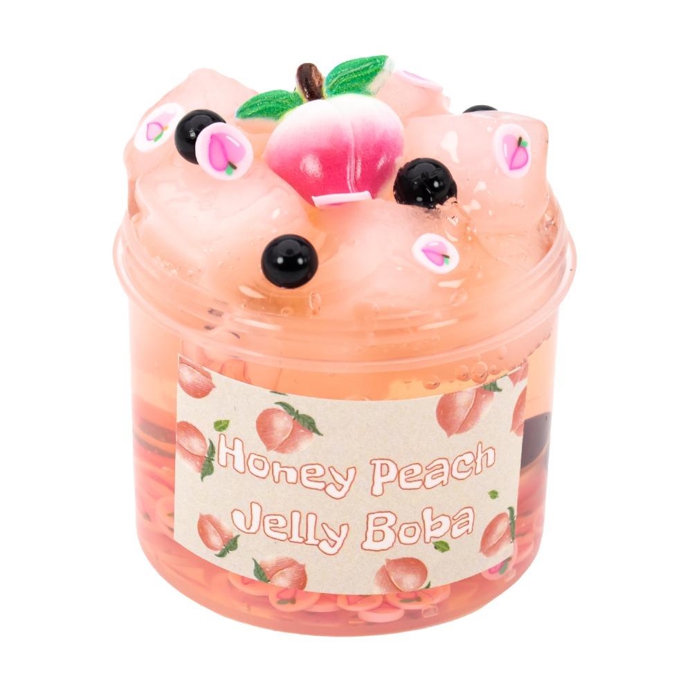 Soft 300ml/70ml Slime Kit Fruit Crunchy Stress Relief Crystal Slime Non-Sticky Glitter Clear Slime Party Favor Gifts