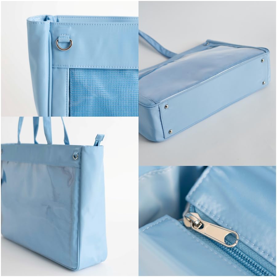 WEGO Ita Bag Plain Clear Decorative Perfect for Live Size Gray (LL Size) - Bag, Bag, Oshikatsu, Events, Performances, Gifts, Women's, F,