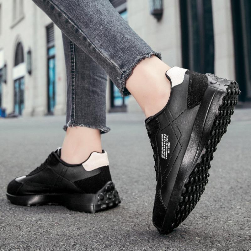 Women's New Casual Versatile Leather Soft-soled Forrest Gump Shoes