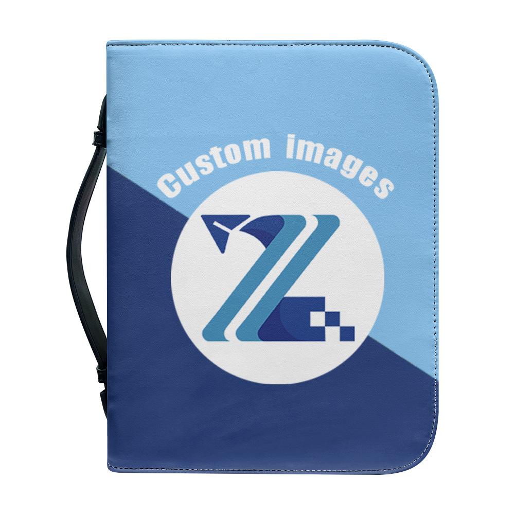 Religious Books Storage Bag Blue Butterfly Stamen To Picture Custom Handbag M