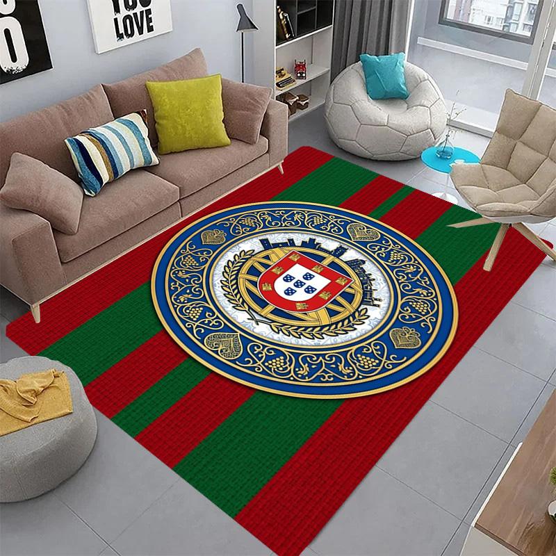 Royal Emblem Fabric carpet Living room and bedroom mats Doormat Art Christmas gifts Doormat