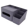Taschentuchbox-Organizer mit Deckel Kunststoff Exquisite glatte Oberfläche Taschentuch-Schreibtisch-Organizer für Zuhause