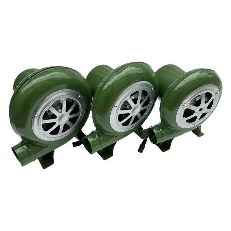 Electric BBQ Fan Air Blower DC12V Camping Cooking Stove Bellows Fan + Air Duct