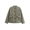 Women'S Quilted Button Cotton Clothing Fashion Comfortable Vintage Casual Jacket