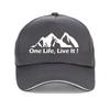 One Life Live It Baseball Cap Fashion Summer Sun Visor Hats For Men Women Breathable Dad Hat Sports Snapback Caps