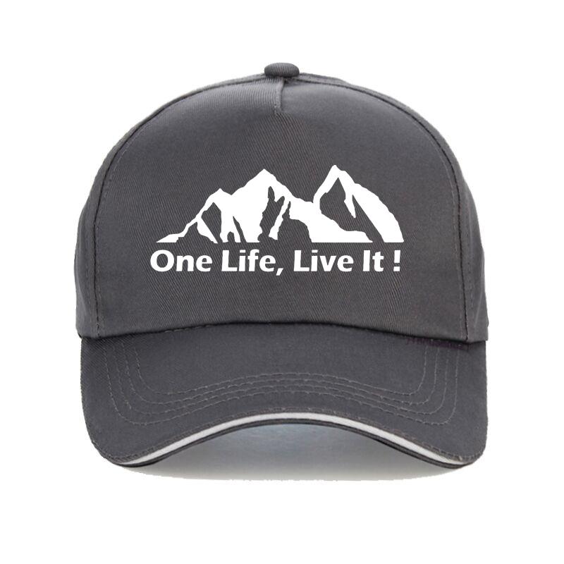 One Life Live It Baseball Cap Fashion Summer Sun Visor Hats For Men Women Breathable Dad Hat Sports Snapback Caps