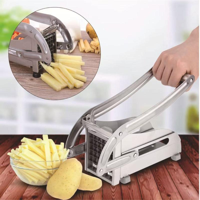 Stainless Steel Potato Cutter French Fry Chipper Vegetable Slicer Home Kitchen Tool For Carrot Cucumber