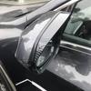 For Lexus RX 200t 300 450h 2016 2017 2018    ABS Chrome Side Rearview Mirror Eyebrow Covers Car Accessories 2Pcs