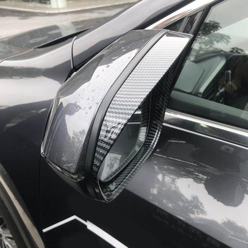 For Lexus RX 200t 300 450h 2016 2017 2018    ABS Chrome Side Rearview Mirror Eyebrow Covers Car Accessories 2Pcs