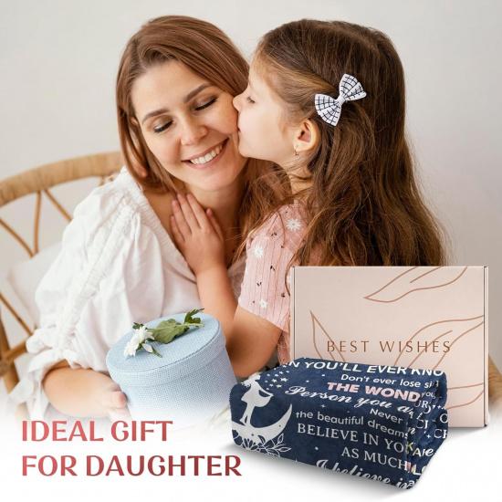SteadStyle Gifts for Daughter from Mom, Daughter Gifts Blanket for Mothers Day, Idea Daughter Birthday Gifts, Daughter Gifts for Mothers Day,