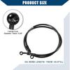 Brake Hose Motorcycle Hydraulic Brake Line Oil Hose Pipe Fitting with Banjo/Inner for ATV Motorcycle Motocross/Durable 110cm Length / 1 Set