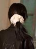 The Green Lab Wool Knit Hair Scrunchie [Ivory]