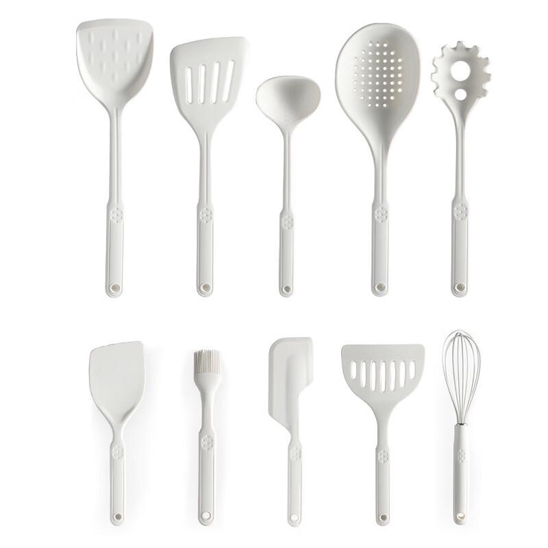 Beiyou 10-Piece Silicone Kitchen Utensil Set
