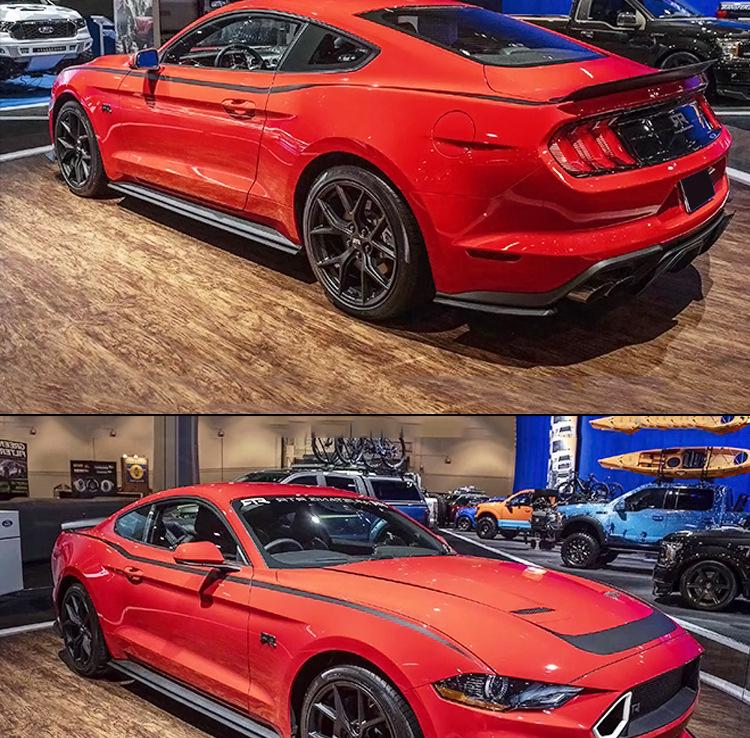 Ford Mustang RTR Style Body Kit: Front Lip, Side Skirts, Rear Lip, Spoiler, and Wing