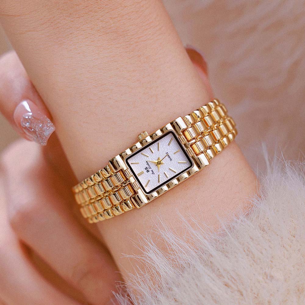 Luxury Brand Women's watches With Simplicity Square Dial Design Ladies Quartz Watch Casual Gold Silver Relogio Feminino New
