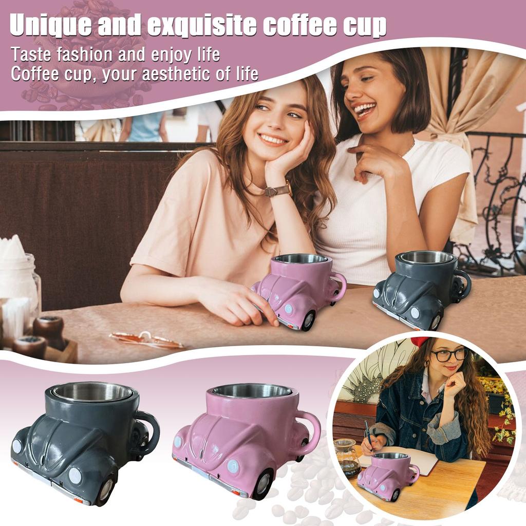 Simulated Car Shape Coffee Cup, Gift For Coffee Lovers, Car Shape Coffee Cup